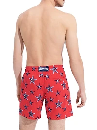 Starfish Embroidered Swim Shorts