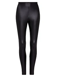 Matte Metallic Leggings