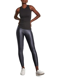 Matte Metallic Leggings