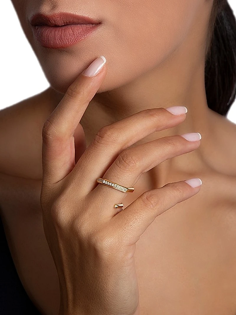 Luminescence 18K Gold & Diamond Hypnosis Ring