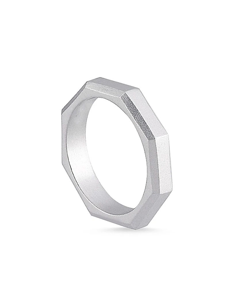 Luminescence 18K Gold Brushed Celestial Ring