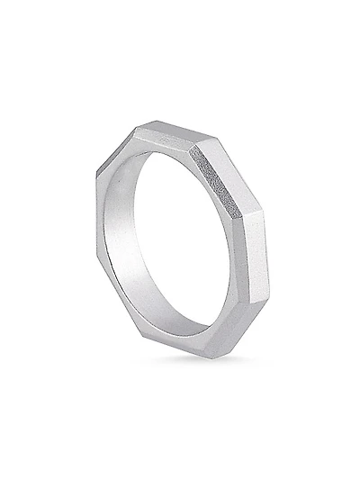 Luminescence 18K Gold Brushed Celestial Ring