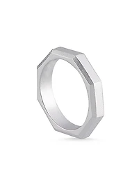 Luminescence 18K Gold Brushed Celestial Ring