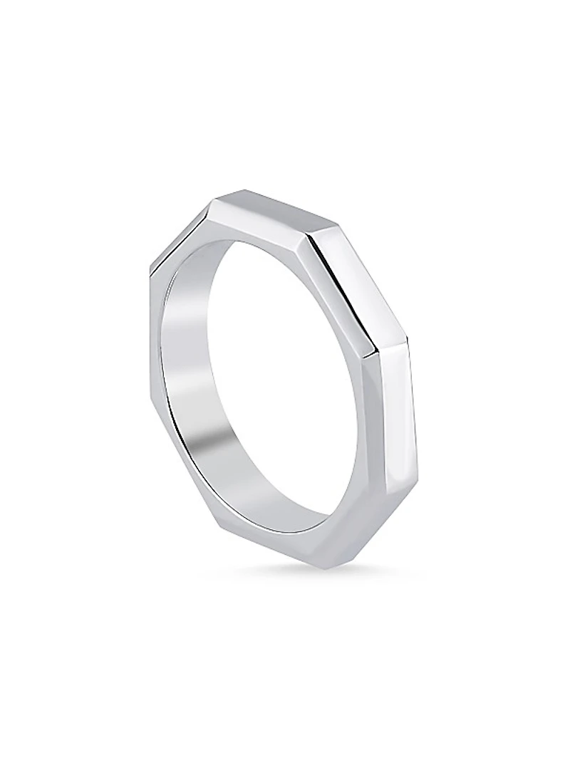 Luminescence 18K White Gold Polished Celestial Ring