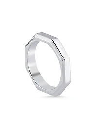 Luminescence 18K White Gold Polished Celestial Ring
