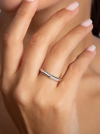 Luminescence 18K White Gold Polished Celestial Ring