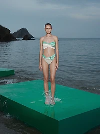 Dunas De Taroa Jasmin Satin Bikini Top