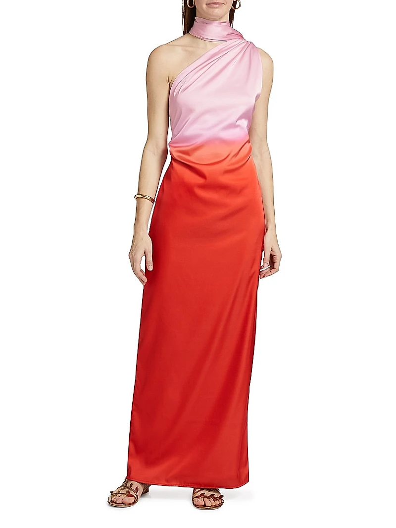 Dunas De Taroa Ari Ombré Maxi Dress