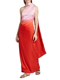 Dunas De Taroa Ari Ombré Maxi Dress