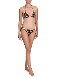 Leopard-Print Bikini Bottom
