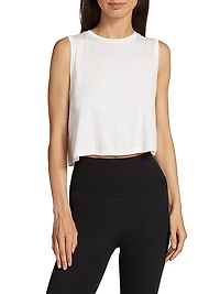 Sienna Jersey Crop Tank