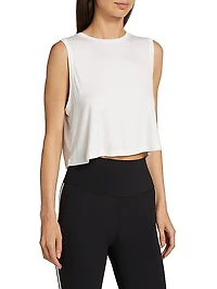 Sienna Jersey Crop Tank