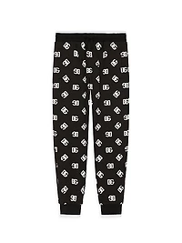 Little Kid's & Kid's Logo Print Joggers