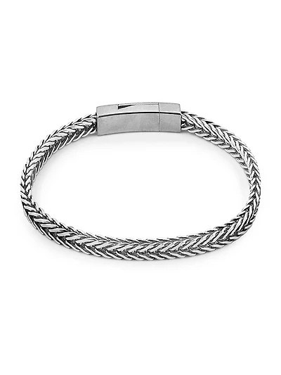 Coda Di Volpe Sterling Silver Bracelet