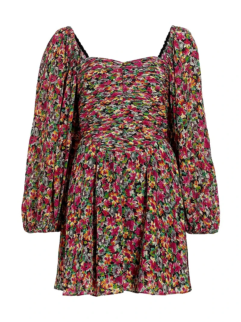 Vivan Puff-Sleeve Minidress