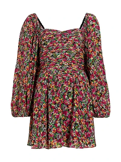 Vivan Puff-Sleeve Minidress