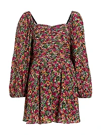 Vivan Puff-Sleeve Minidress