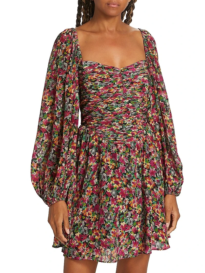 Vivan Puff-Sleeve Minidress
