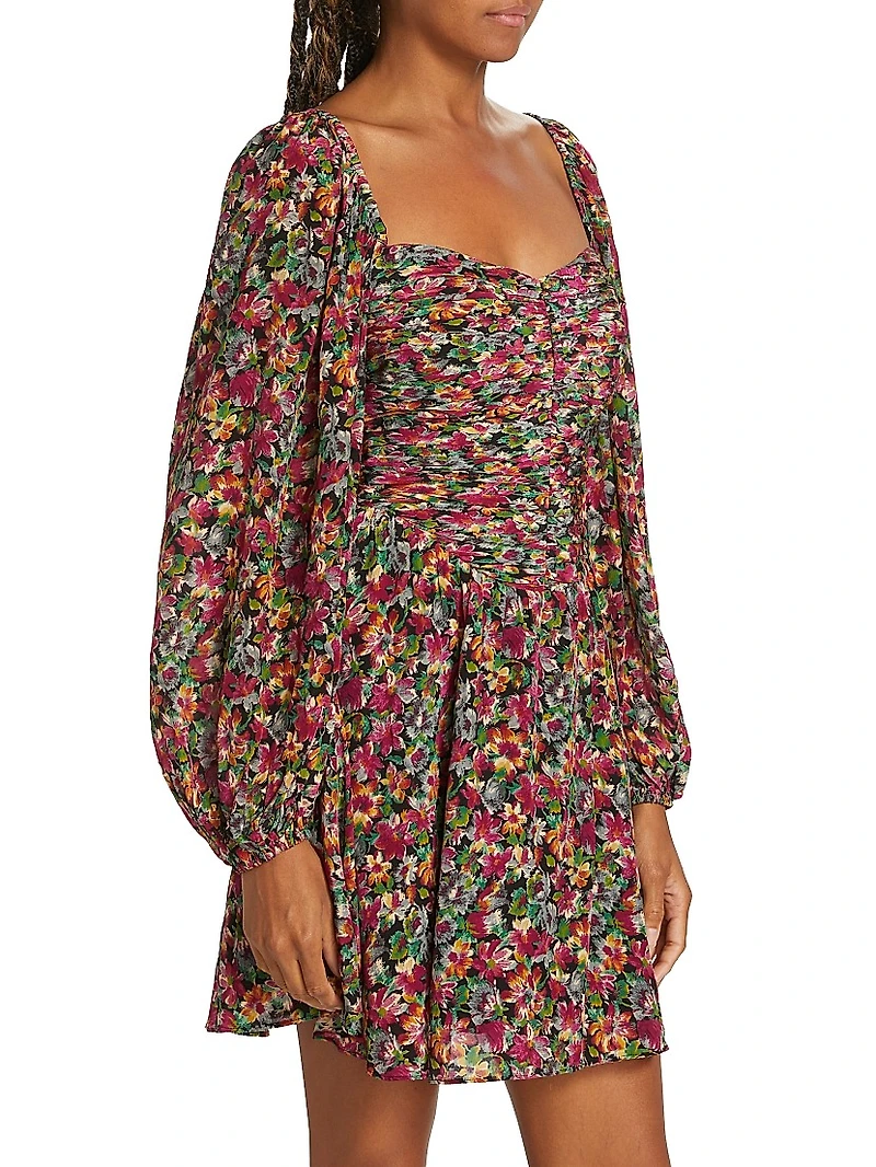 Vivan Puff-Sleeve Minidress