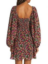 Vivan Puff-Sleeve Minidress