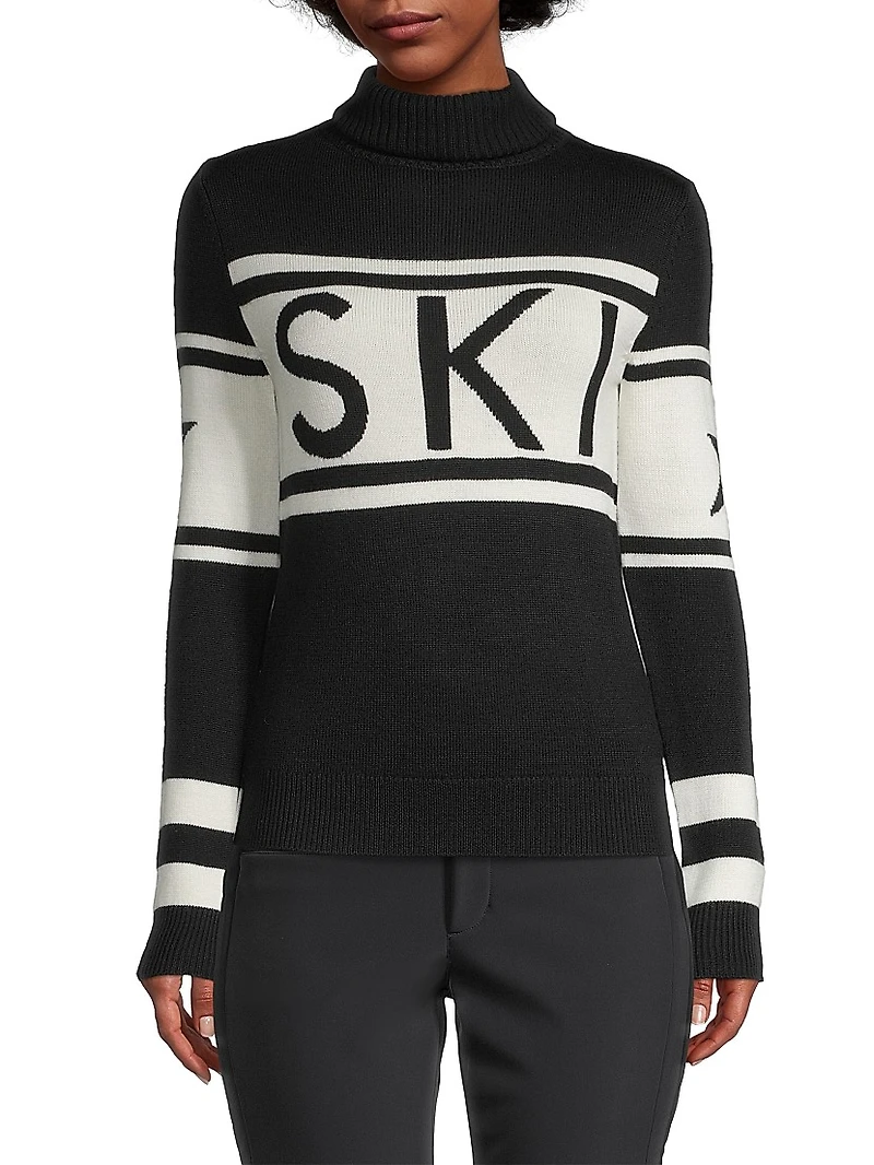 "Ski" Wool Turtleneck Sweater
