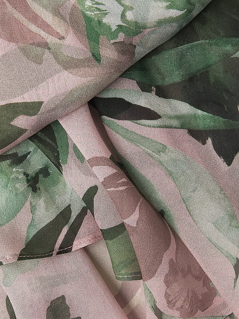 Cece Ruffled Floral Gown