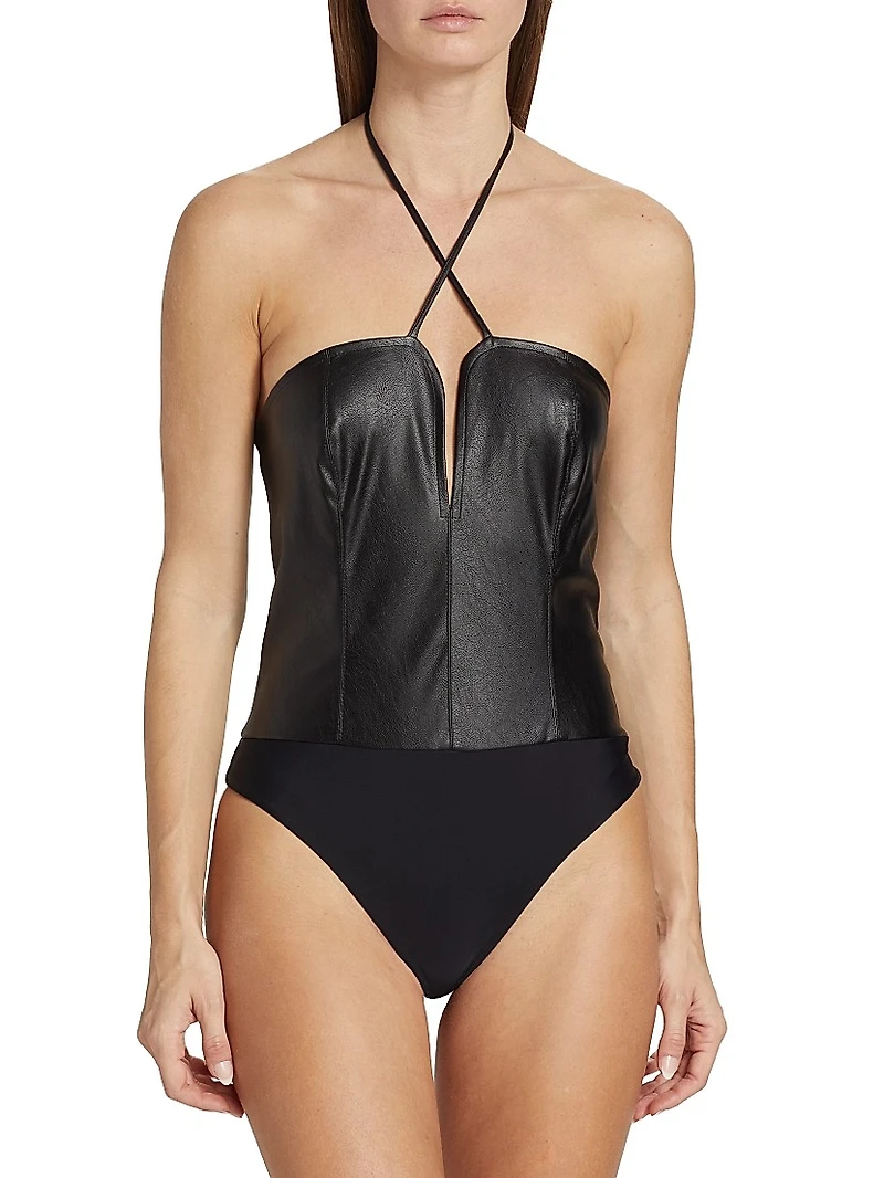 Bambi Halter Bodysuit