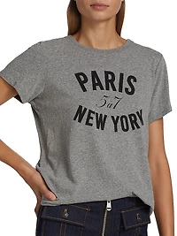 Paris New York Graphic T-Shirt