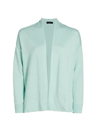 COLLECTION Linen-Blend Flyaway Cardigan