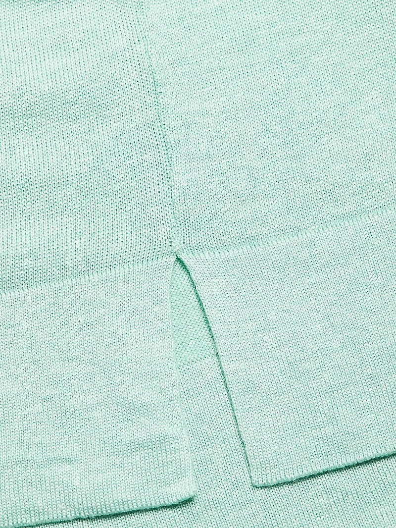 COLLECTION Linen-Blend Flyaway Cardigan