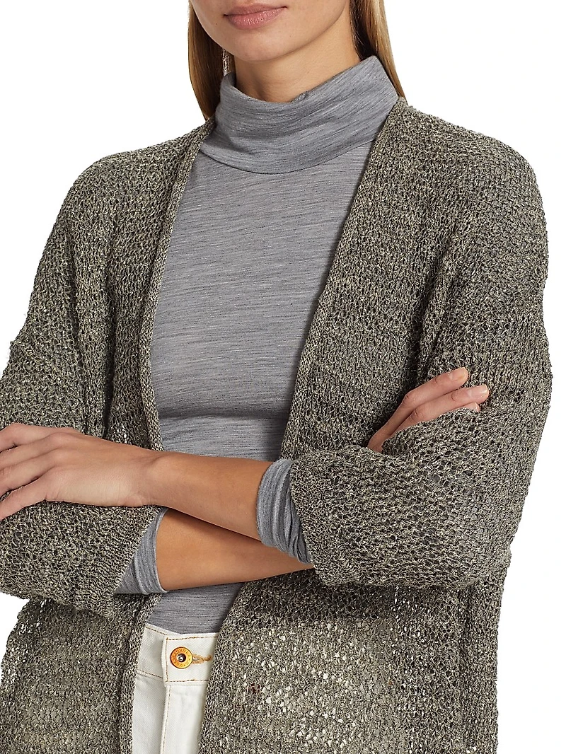 COLLECTION Sparkle Longline Cardigan