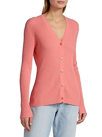 COLLECTION Cotton Long-Sleeve Cardigan