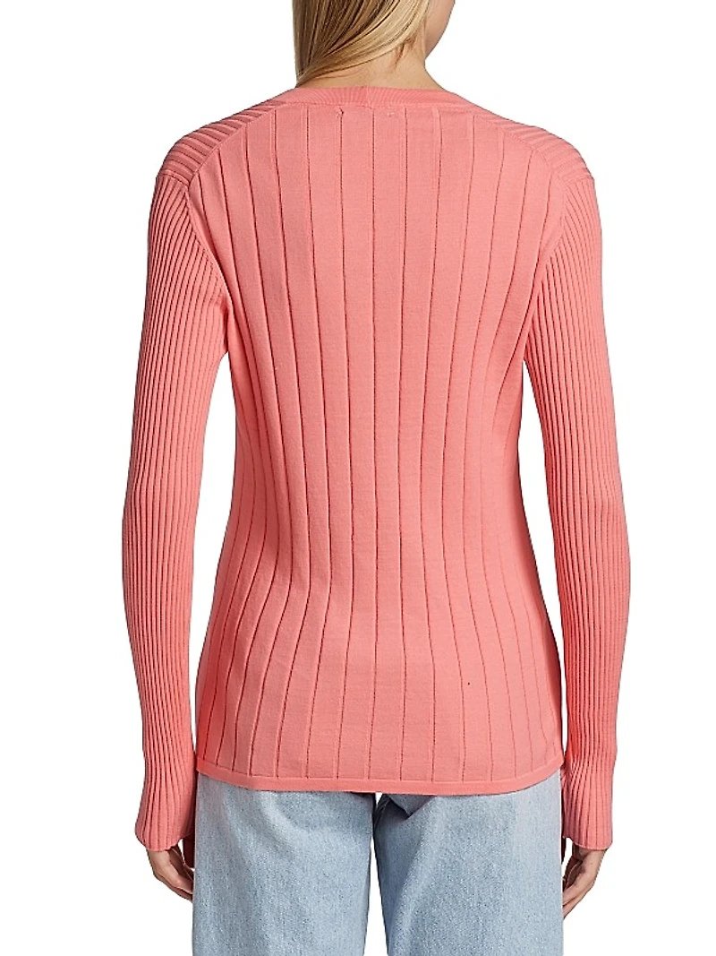 COLLECTION Cotton Long-Sleeve Cardigan