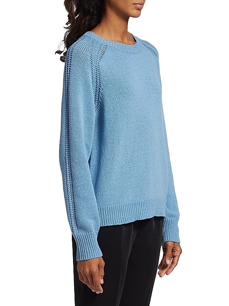 COLLECTION Cotton Crewneck Sweater