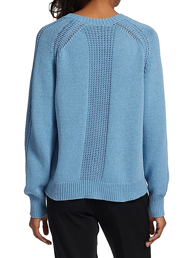 COLLECTION Cotton Crewneck Sweater