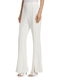 Billie High-Rise Wide-Leg Split-Hem Pants
