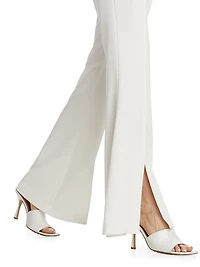 Billie High-Rise Wide-Leg Split-Hem Pants