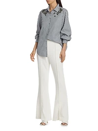 Billie High-Rise Wide-Leg Split-Hem Pants