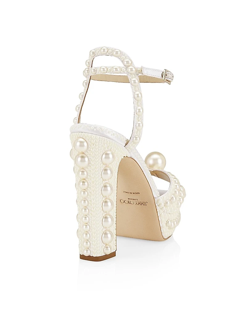 Sacaria 120MM Embellished Platform Sandals