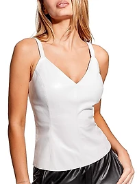 Reagan Recycled Leather Tank Top