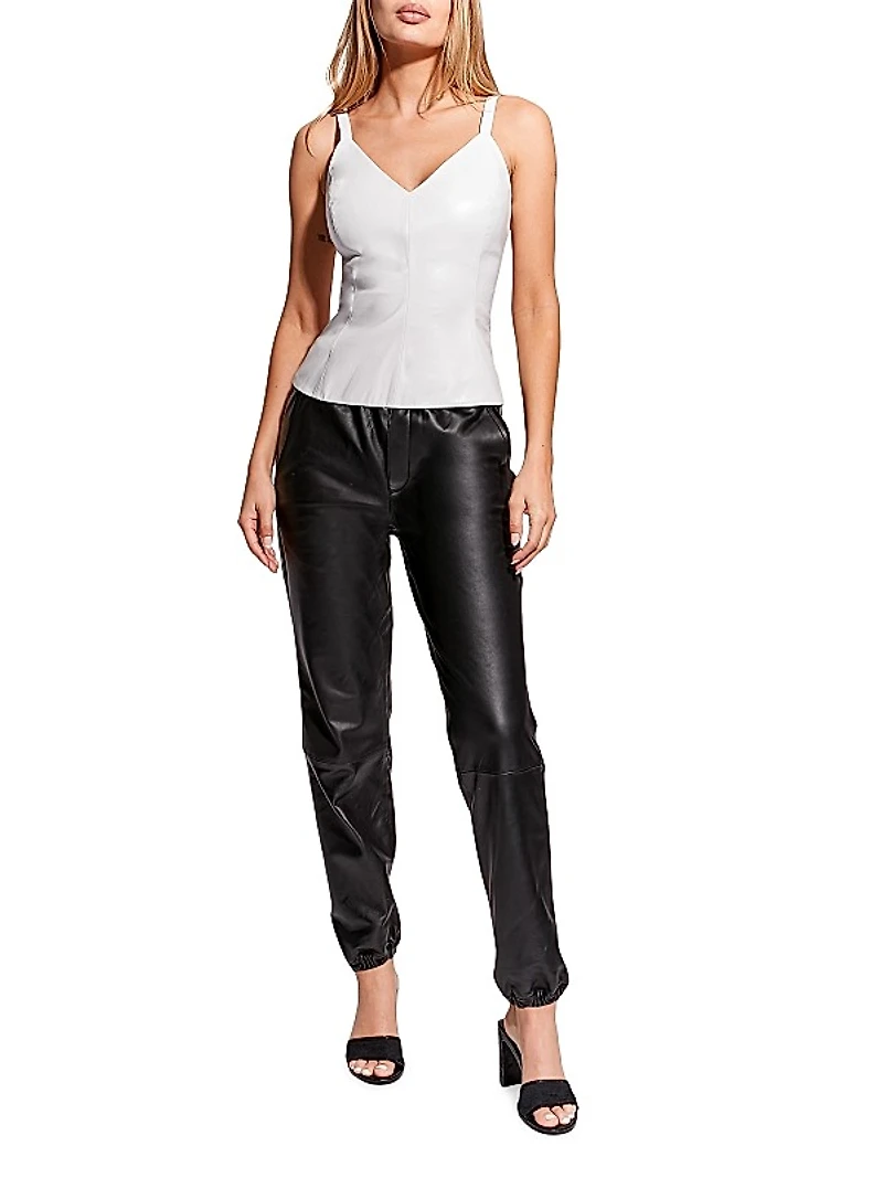 Reagan Recycled Leather Tank Top