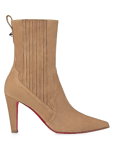 Santigag 85MM Leather Ankle Boots