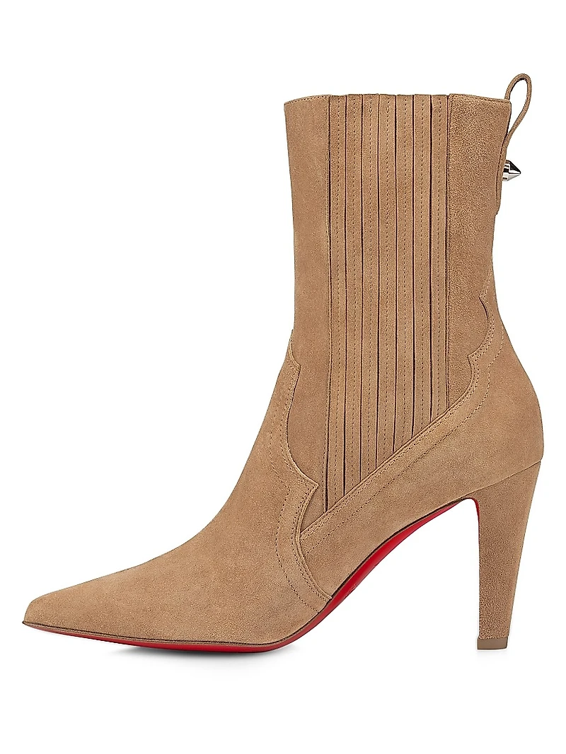 Santigag 85MM Leather Ankle Boots