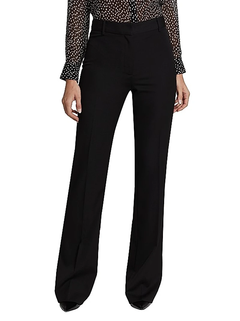 Corette Wool Wide-Leg Pants