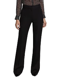 Corette Wool Wide-Leg Pants