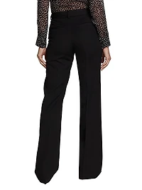 Corette Wool Wide-Leg Pants