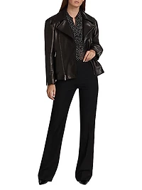 Corette Wool Wide-Leg Pants