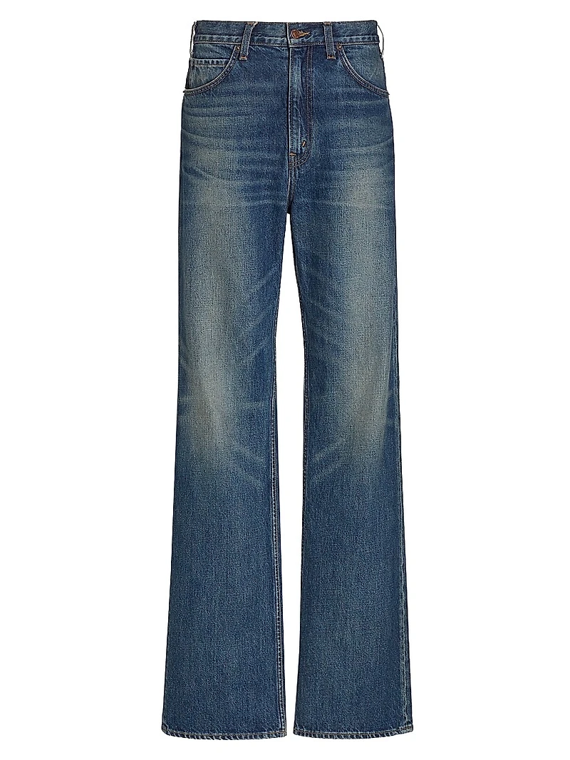 Mitchell High-Rise Straight-Leg Jeans