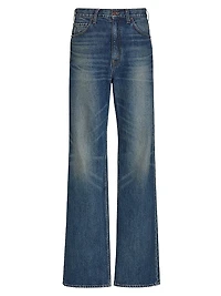 Mitchell High-Rise Straight-Leg Jeans