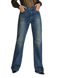 Mitchell High-Rise Straight-Leg Jeans